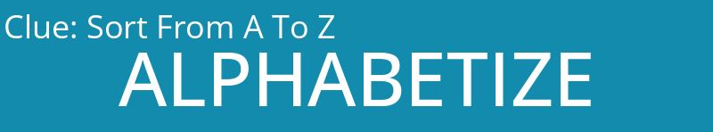 Sort From A To Z