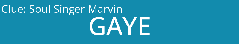 Soul Singer Marvin