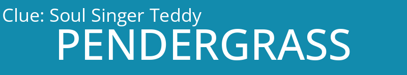 Soul Singer Teddy
