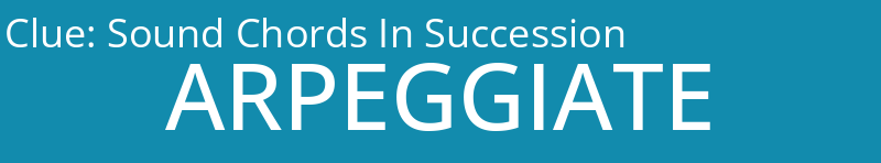 Sound Chords In Succession