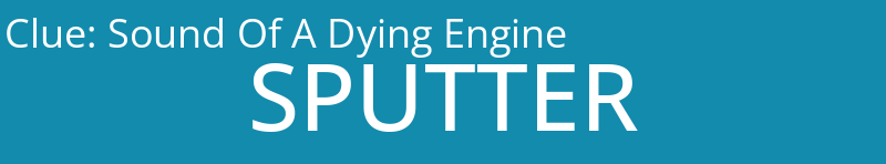 Sound Of A Dying Engine