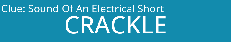 Sound Of An Electrical Short