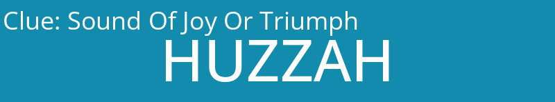 Sound Of Joy Or Triumph