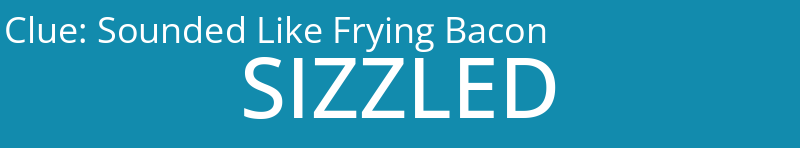 Sounded Like Frying Bacon