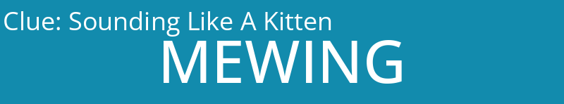 Sounding Like A Kitten