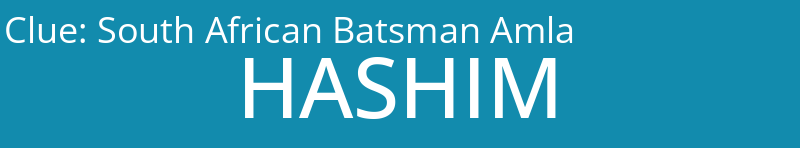 South African Batsman Amla