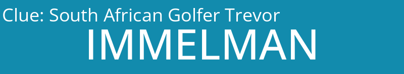 South African Golfer Trevor