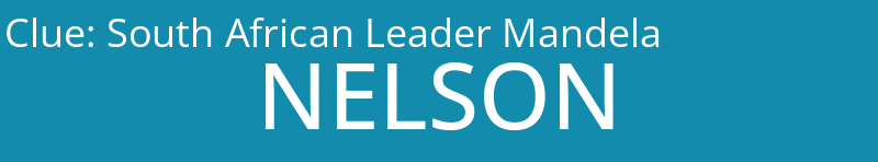 South African Leader Mandela