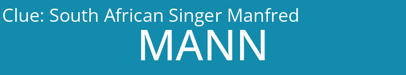 South African Singer Manfred