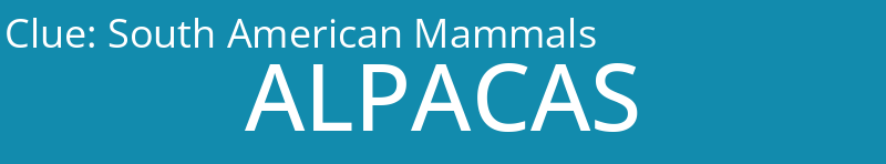 South American Mammals