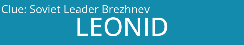 Soviet Leader Brezhnev