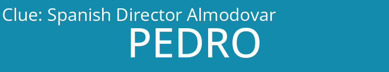 Spanish Director Almodovar