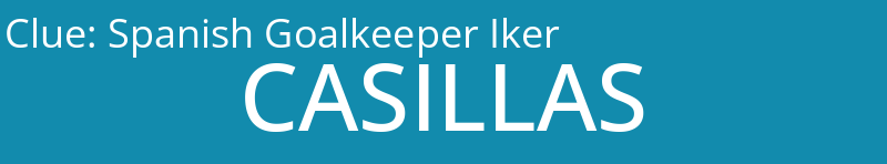 Spanish Goalkeeper Iker