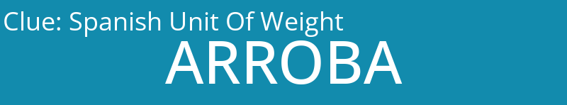 Spanish Unit Of Weight