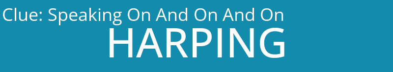 Speaking On And On And On