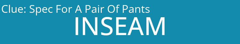 Spec For A Pair Of Pants