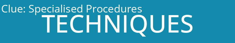 Specialised Procedures