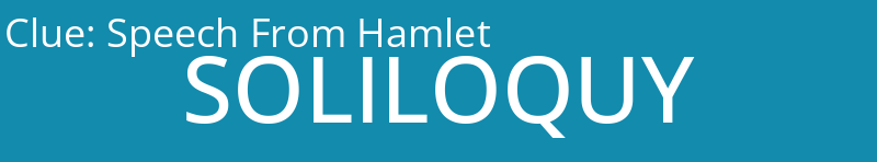 Speech From Hamlet