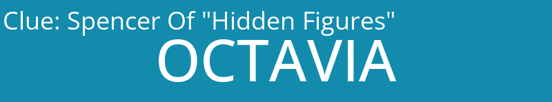 Spencer Of "Hidden Figures"