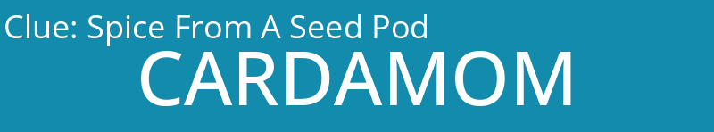 Spice From A Seed Pod