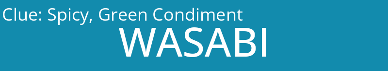 Spicy, Green Condiment