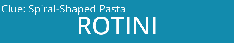 Spiral-Shaped Pasta