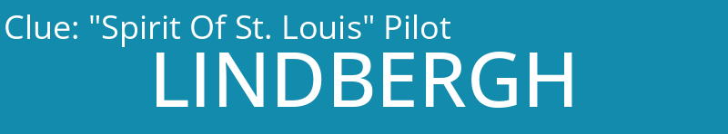 "Spirit Of St. Louis" Pilot