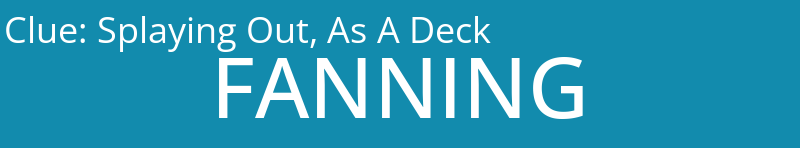 Splaying Out, As A Deck