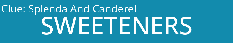 Splenda And Canderel