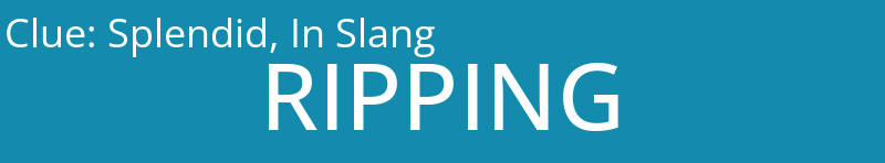 Splendid, In Slang
