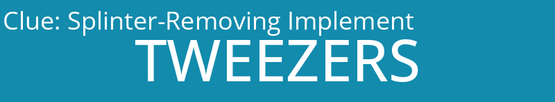 Splinter-Removing Implement