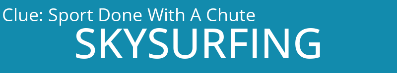 Sport Done With A Chute