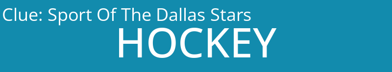 Sport Of The Dallas Stars