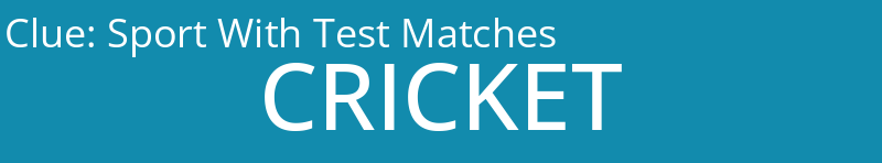 Sport With Test Matches