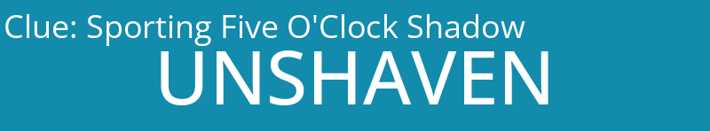 Sporting Five O'Clock Shadow