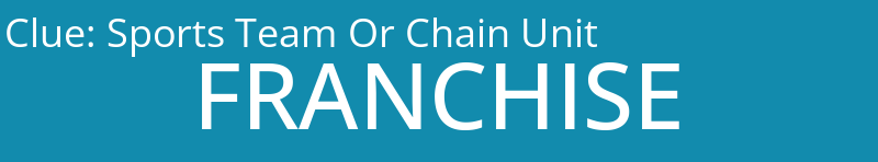 Sports Team Or Chain Unit