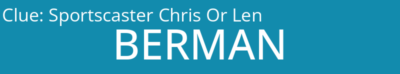 Sportscaster Chris Or Len