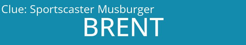 Sportscaster Musburger