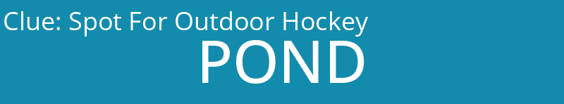 Spot For Outdoor Hockey