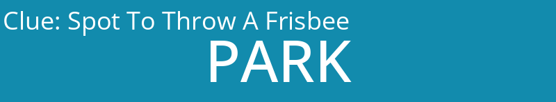 Spot To Throw A Frisbee