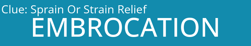 Sprain Or Strain Relief