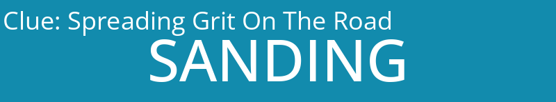 Spreading Grit On The Road