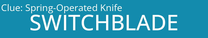 Spring-Operated Knife