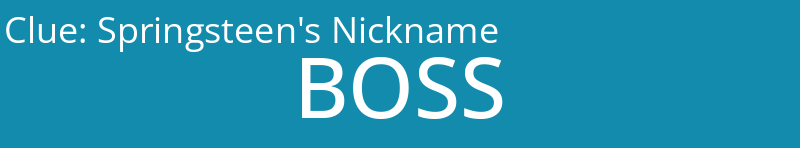 Springsteen's Nickname