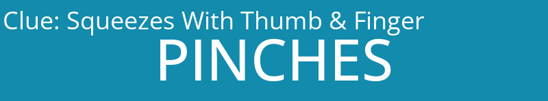 Squeezes With Thumb & Finger