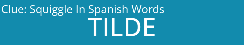 Squiggle In Spanish Words
