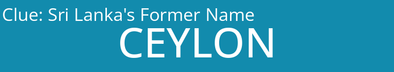 Sri Lanka's Former Name