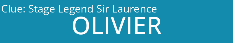 Stage Legend Sir Laurence