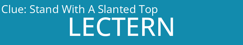 Stand With A Slanted Top