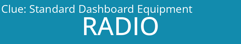 Standard Dashboard Equipment